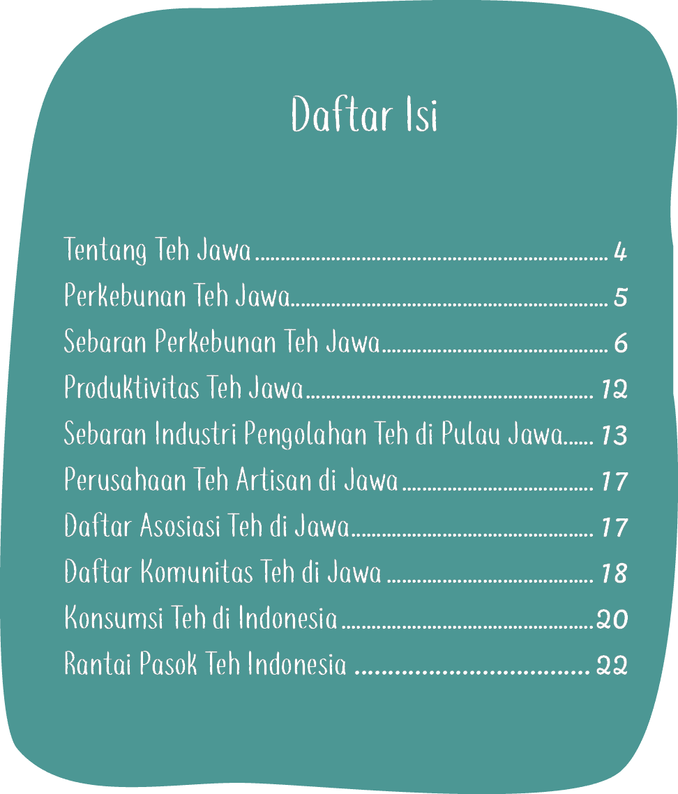 Tentang Teh Jawa 4 Perkebunan Teh Jawa 5 Sebaran Perkebunan Teh Jawa 6 Produktivitas Teh Jawa 12 Sebaran Industri Pen...